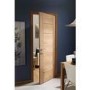 Internal Oak FD30 Fire Door - Unfinished - 2032 x 813 x 44mm - Palermo Essential - XL Joinery