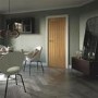 Internal Oak Cottage FD30 Fire Door - Unfinished - 1981 x 762 x 44mm - Suffolk Essential - XL Joinery