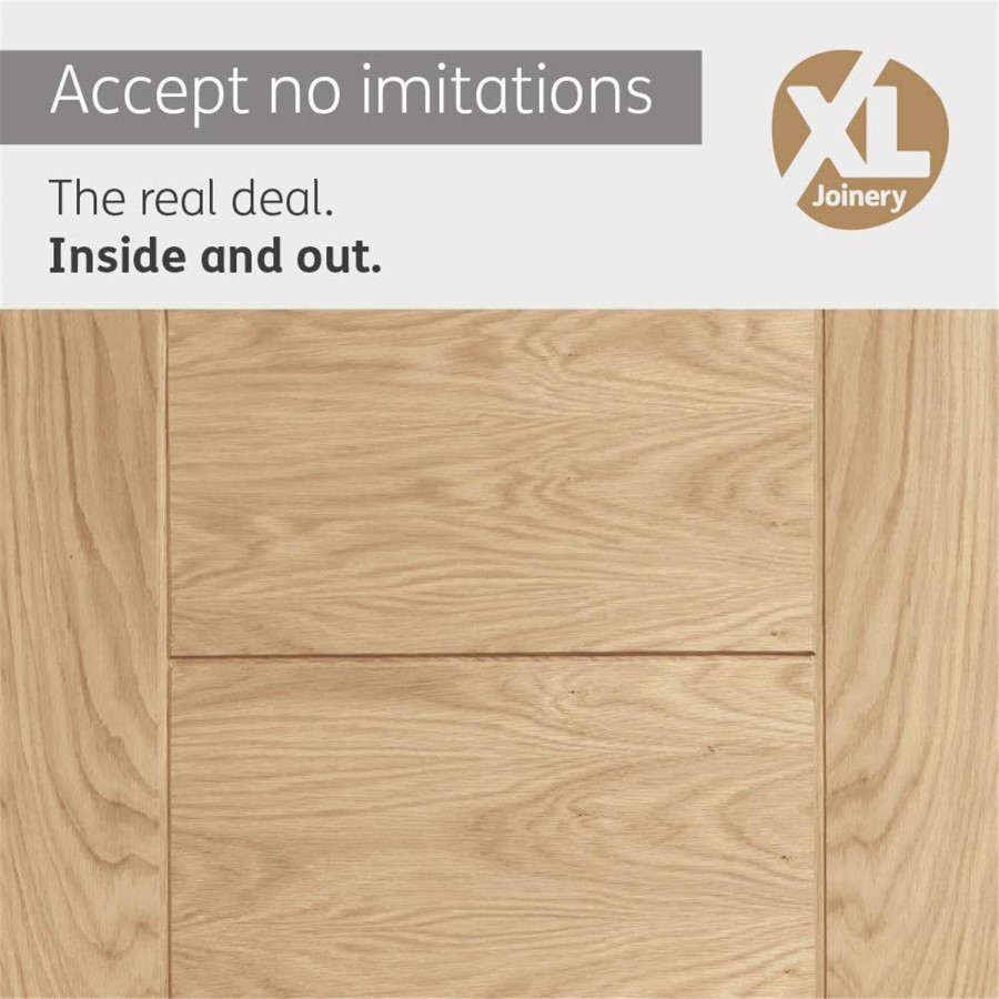 Internal Oak Door - Pre-Finished - 1981 x 533 x 35mm - Palermo Essential - XL Joinery