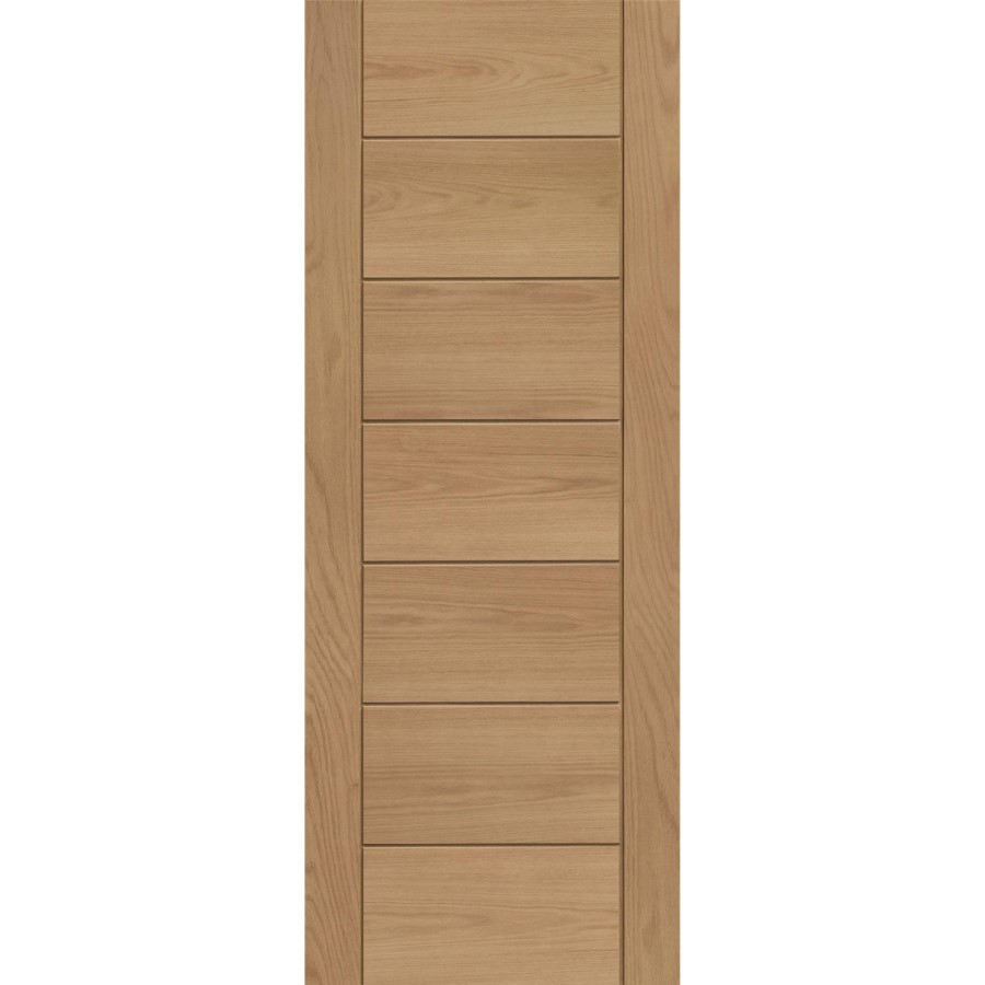 Internal Oak FD30 Fire Door - Pre-Finished - 2040 x 626 x 44mm - Palermo Essential - XL Joinery