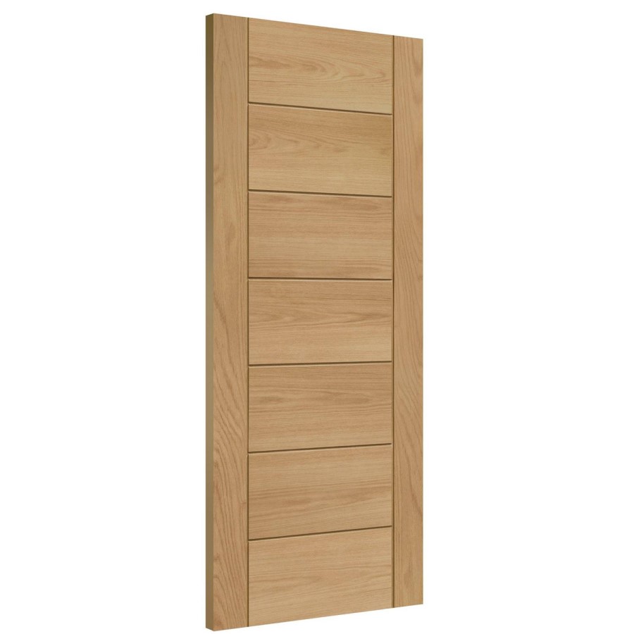 Internal Oak FD30 Fire Door - Pre-Finished - 2040 x 926 x 44mm - Palermo Essential - XL Joinery