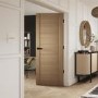 Internal Oak FD30 Fire Door - Pre-Finished - 2040 x 926 x 44mm - Palermo Essential - XL Joinery