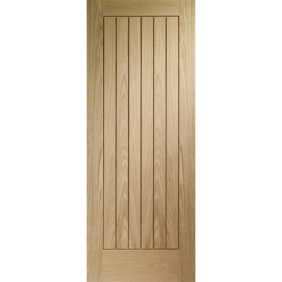 Internal Oak Cottage FD30 Fire Door - Pre-Finished - 2040 x 826 x 44mm - Suffolk Essential - XL Joinery