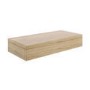 560mm Wood Effect Wall Hung Floating Vanity Shelf - Evora