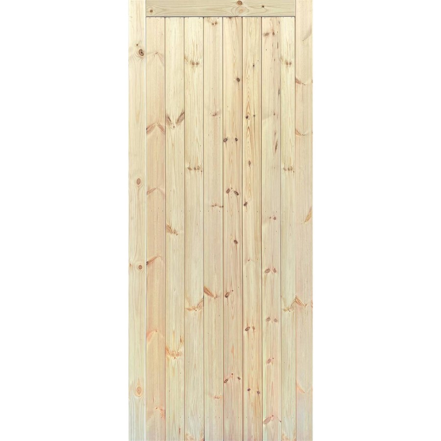 Wooden Pine Framed Ledged & Braced Garden Gate - Unfinished 1981 x 762 x 44 mm - XL Joinery