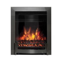 ALMOST PERFECT - Flare By Be Modern Ember Black Nickle Inset Electric Fireplace