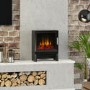 Be Modern Flare Qube Black Freestanding Electric Stove