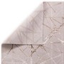 Beige Rug with Gold Scoring - 170 x 120 cm - Aurora