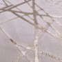 Beige Rug with Gold Scoring - 170 x 120 cm - Aurora