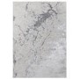 Silver Rug with Marble Effect - 170 x 120 cm - Aurora