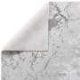 Silver Rug with Marble Effect - 170 x 120 cm - Aurora