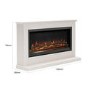 IMPERFECT - Be Modern Hansford Grande Electric Suite in Pearlescent Cashmere