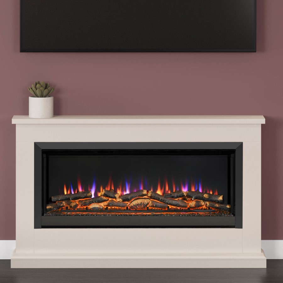 IMPERFECT - Be Modern Hansford Grande Electric Suite in Pearlescent Cashmere