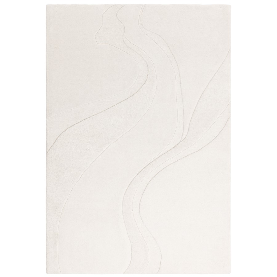 Hand Carved Cream Rug - 230 x 160 cm - Glide - Olsen