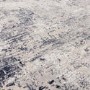 Large Distressed Navy Rug - 290 x 200 cm - Border - Kuza