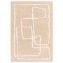 Beige Rug with Abstract Lines - 170 x 120 cm - Infinity - Matrix