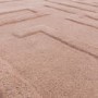 Hand Carved Geometric Blush Rug - 170 x 120 cm - Maze