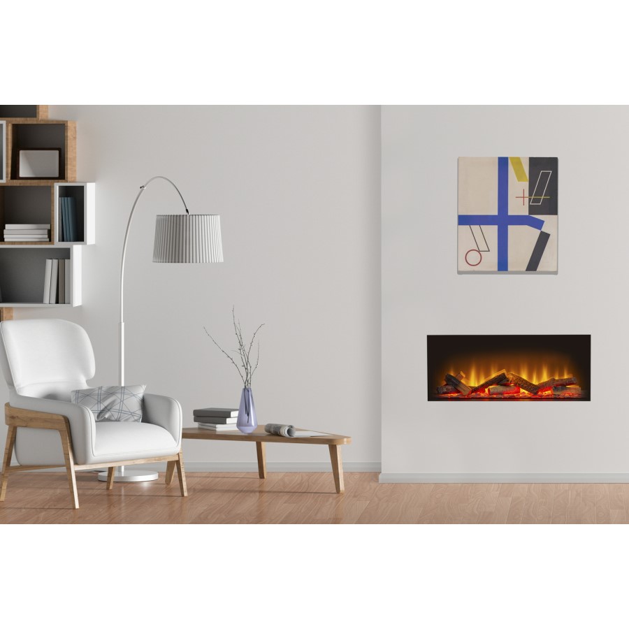 Acantha Aspire Fully Inset Media Wall Electric Fire