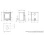Henley Hazelwood Compact 4.9kW Wood Burning Stove