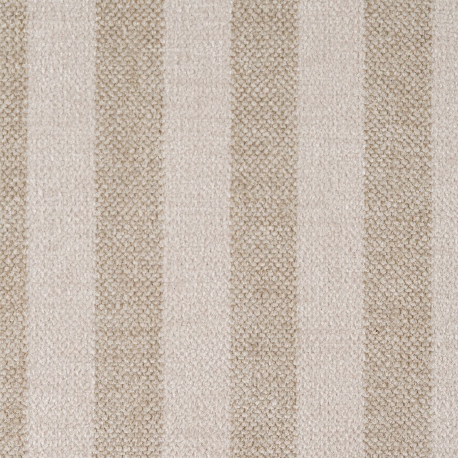 Ticking Stripe Single Ottoman bed in Cream/Neutral -Farrow