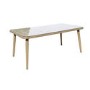 6 Seater Beige Rattan Garden Dining Set with Matching Parasol