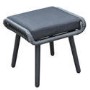 7 Seater Black Rope Effect Garden Corner Sofa & Dining Table Set with Matching Parasol