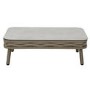 4 Seater Beige Rope Detail Sofa and Armchair Set with Coffee Table