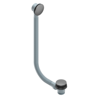 Gunmetal Easy Clean Click Clack Bath Waste with Overflow - Arissa