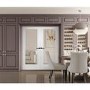 Internal White Primed Fully-Glazed Rebated French Doors with Clear Glass - 1981 x 1220 x 40mm - Pattern 10 - XL Joinery