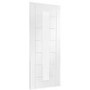 Internal White Primed Glazed 1-Light Door with Clear Glass - 2040 x 726 x 40mm - Palermo - XL Joinery