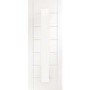 Internal White Primed Glazed 1-Light Door with Clear Glass - 2040 x 726 x 40mm - Palermo - XL Joinery
