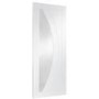 Internal White Primed Glazed Door with Clear Glass - 1981 x 686 x 35mm - Salerno - XL Joinery
