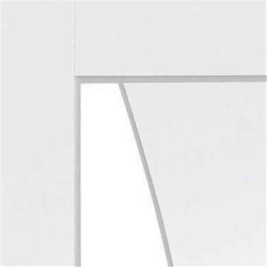 Internal White Primed Glazed Door with Clear Glass - 1981 x 762 x 35mm - Verona - XL Joinery