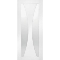 Internal White Primed Glazed Door with Clear Glass - 1981 x 838 x 35mm - Verona - XL Joinery