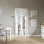 Internal White Primed Glazed Door with Clear Glass - 1981 x 838 x 35mm - Verona - XL Joinery