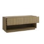 Small Oak Ribbed TV Stand with Storage - TV's up to 55" - Hazel
