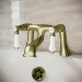 Brushed Brass Traditional Bath Filler - Helston