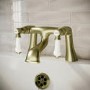 Brushed Brass Traditional Bath Filler - Helston