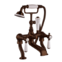 Brushed Bronze Traditional Bath Shower Mixer - Helston