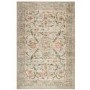 Washable Green and Orange Vintage Floral Rug - 275 x 185 cm - Country Paisley - Origins