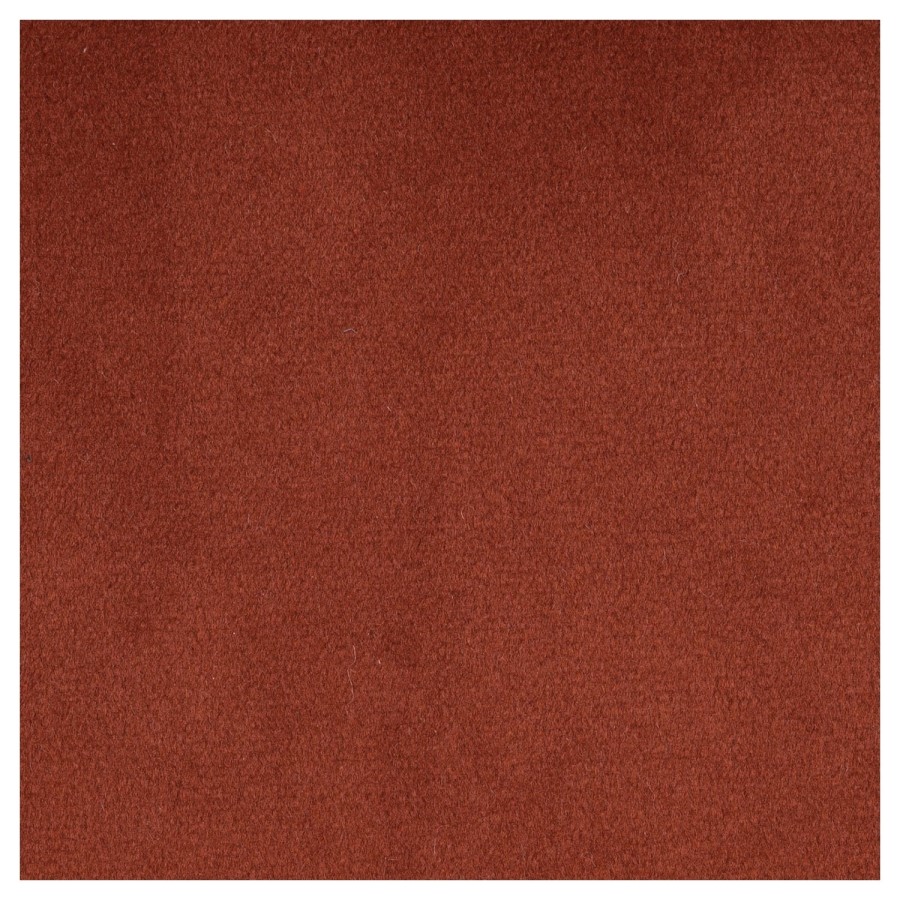 Large Burnt Orange Velvet Reversible 4 Seater Chaise Corner Sofa - Hudson