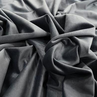 ALMOST PERFECT - Charcoal Grey Velvet 3 Seater Sofa - Hudson