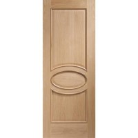Internal Oak 2-Panel Door - Unfinished - 1981 x 838 x 35mm - Calabria - XL Joinery