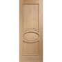 Internal Oak 2-Panel Door - Unfinished - 1981 x 838 x 35mm - Calabria - XL Joinery