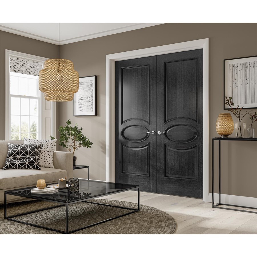 Internal Oak 2-Panel Door - Unfinished - 2040 x 726 x 40mm - Calabria - XL Joinery