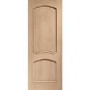 Internal Oak 2-Panel Door - Unfinished - 2040 x 926 x 40mm - Louis - XL Joinery