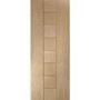 Internal Oak Door - Unfinished - 2040 x 726 x 40mm - Messina - XL Joinery