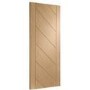 Internal Oak FD30 Fire Door - Unfinished - 2040 x 726 x 44mm - Monza - XL Joinery