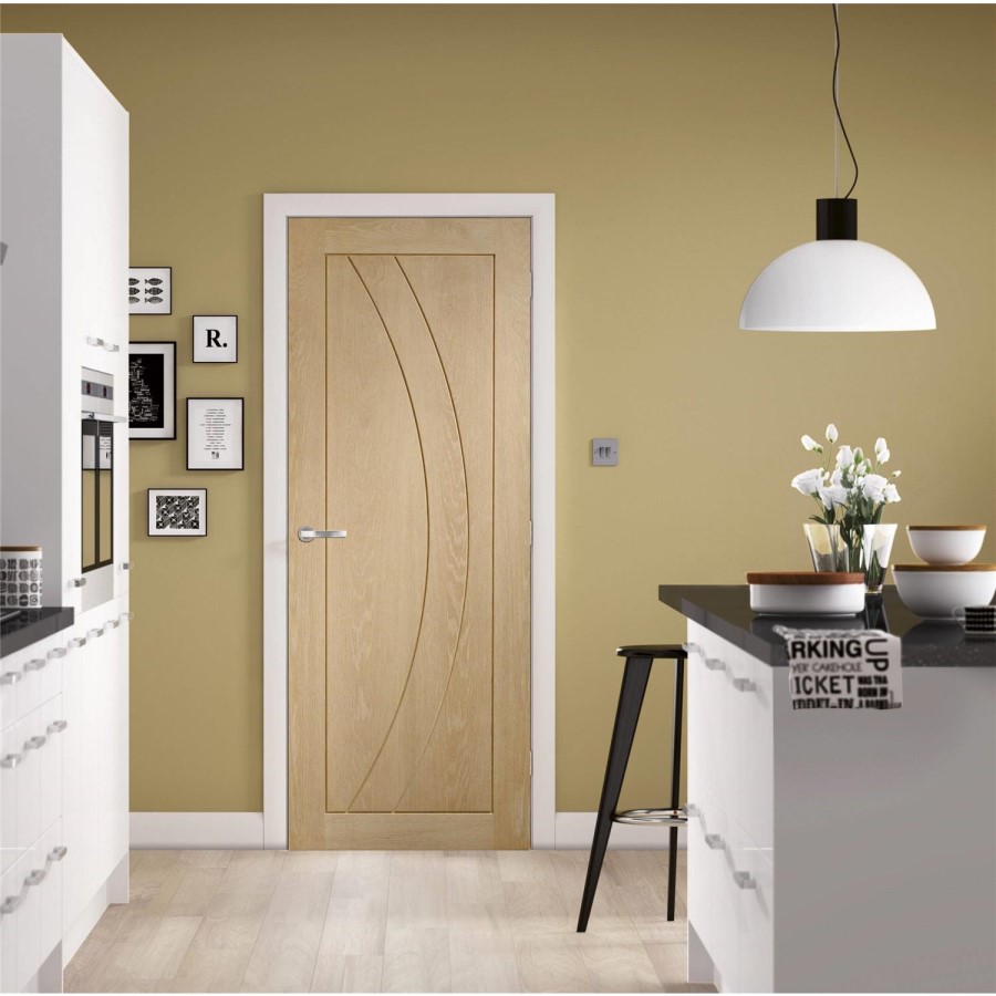 Internal Oak Door - Unfinished - 1981 x 457 x 35mm - Salerno - XL Joinery