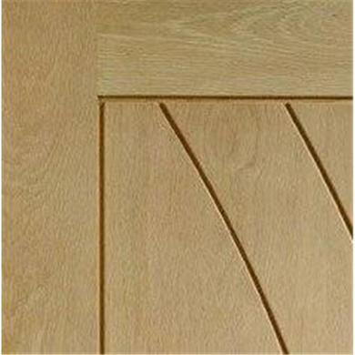 Internal Oak FD30 Fire Door - Unfinished - 2040 x 626 x 44mm - Salerno - XL Joinery
